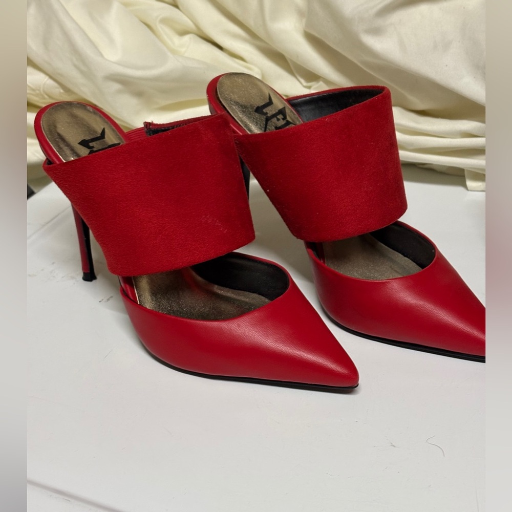 Elegant Red Stiletto Heels